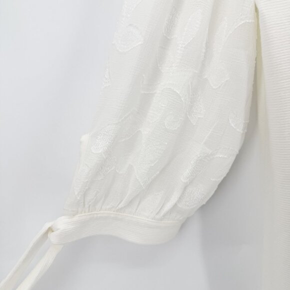 CATO CASABLANCA IVORY BREEZE BLOUSE NEW XL - Picture 2 of 8